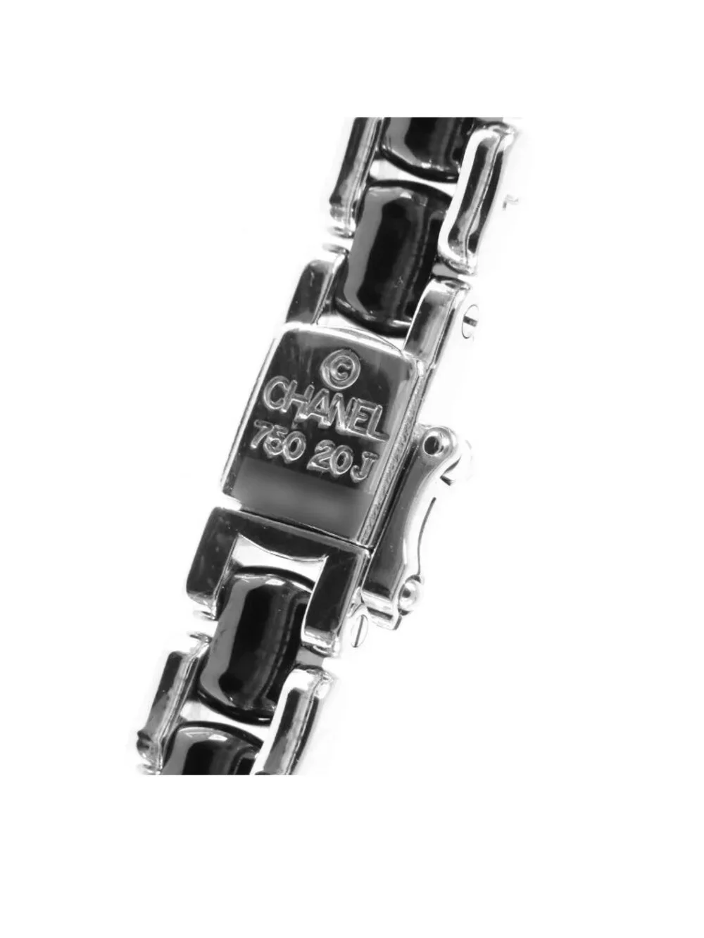 Chanel Ultra Collection Bracelet White Gold Black 18K Ceramic